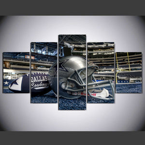 HD Printed Painting dallas cowboys football helmet painting room decoration  poster canvas Free shipping framed art  w/1040